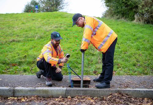 Bristol Water employees working together