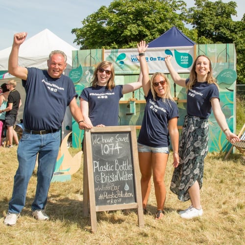 The Water Bar in use